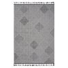 NAAR Guros Collection 6X9 White/Grey /Trellis Indoor/Outdoor Area Rug
