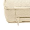 4 Piece Patio Rattan Conversation Set with Cozy Seat Cushions