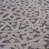 NAAR Guros Collection 2X8 Gray/White /Medallion Indoor/Outdoor Area Rug