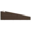 Garden Bed Brown 43.3"x78.7" Poly Rattan