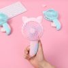1PCS Manual Press Small Fan Hand Pressure Fan Personal Handheld Cartoon Mini Portable Hand Kids Girls Women Man Outdoor