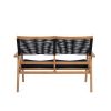 Patio Furniture Set Black Rope Furniture Set,Outdoor Conversation Sectional for Backyard Poolside, Garden