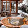 6.49in Bird Bath Deicer Outdoor Winter Water Heater Thermostatically Controlled Ice Melting Mat IPX8 Waterproof Birdbath Heater for Patio Yard