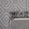 NAAR Guros Collection 6X9 White /Geometric Indoor/Outdoor Area Rug