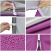 10x10ft EZ Canopy Gazebo Silver Coated Side Wall With Windows & Door/Vivid Viola