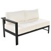 U-shaped multi-person outdoor sofa set, suitable for gardens, backyards, and balconies.
