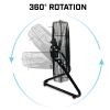 FIRTANA-20X High Velocity Electric Industrial and Home Floor Fan, 20"