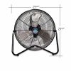 FIRTANA-20X High Velocity Electric Industrial and Home Floor Fan, 20"