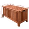 Patio Storage Box 46"x20"x23" Wood