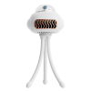 1Pc Portable Handheld Leaves USB Charging Octopus Strollers Fan Outdoor Bicycle Clip Fan