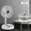 1pc Desk Fan; Desktop Electric Foldable Fan; USB Charging; 3 Speeds Lightweight And Portable; For Home Office Travel Outdoor 800mah
