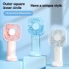 Mini handheld folding small fan big wind student office white collar indoor outdoor portable USB charging electric fan long life