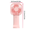 Mini handheld folding small fan big wind student office white collar indoor outdoor portable USB charging electric fan long life