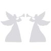 2pcs 36in PVC Angel Garden Angel Decoration White
