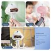 1Pc Portable Handheld Leaves USB Charging Octopus Strollers Fan Outdoor Bicycle Clip Fan