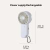 1pc Portable Mini Fan; USB Charging Small Fan; Pocket Fan For Home Office Indoor Outdoor