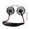 1pc Summer Outdoor Hanging fan  Through USB Interface Can Charge Small Electric Ventilation equipment 3-speed Hanging Fan