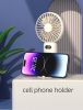 USB Handheld Mini Fan Portable Fans 5 Speed USB Rechargeable Fan Mini Silent Five Speed Adjustable Outdoor Travel Small Fan