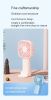 Mini handheld folding small fan big wind student office white collar indoor outdoor portable USB charging electric fan long life