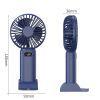 USB Handheld Mini Fan Portable Fans 5 Speed USB Rechargeable Fan Mini Silent Five Speed Adjustable Outdoor Travel Small Fan