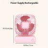 1pc Mini Desktop Fan Outdoor Portable Small Fan Handheld and Tabletop Capable Office School Home Handheld Fan Summer Supplies