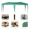 10 x 20 ft Heavy Duty Awning Canopy Pop Up Gazebo Marquee Party Wedding Event Tent with 6 Removable Sidewalls & Carry Bag