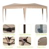10 x 20 ft Heavy Duty Awning Canopy Pop Up Gazebo Marquee Party Wedding Event Tent with 6 Removable Sidewalls & Carry Bag