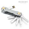 2023 Modern-Brand Aluminum Key Wallet DIY Keychain EDC Pocket Key Holder Key Organizer