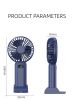USB Handheld Mini Fan Portable Fans 5 Speed USB Rechargeable Fan Mini Silent Five Speed Adjustable Outdoor Travel Small Fan