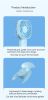 Mini handheld folding small fan big wind student office white collar indoor outdoor portable USB charging electric fan long life
