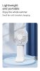 Mini handheld folding small fan big wind student office white collar indoor outdoor portable USB charging electric fan long life