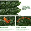 1pc, Artificial Hedge Faux Ivy Fence Privacy Screen Fake Leaf Balcony Fencing And Vine Greenly UV Wall Decore Outdoor Garden Decoration