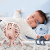 Luminous Portable Octopus Cart Fan; Outdoor Cart Fan; Infant 600 MAh USB Charging Handheld Home Electric Fan 3-speed