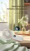 USB Handheld Fan Mini Rechargeable Fan With Digital Display And Night Light Portable Power bank Fan For Outdoor Camping Travel