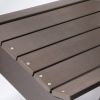 Folding Adirondack Chair Outdoor Wooden Accent Furniture Fire Pit Lounge Chairs for Yard
