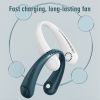 Leafless Hanging Neck Fan Strong Wind Ultra-Long Battery Life Indoor And Outdoor Portable Hanging Neck Small Fan