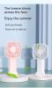 Mini handheld folding small fan big wind student office white collar indoor outdoor portable USB charging electric fan long life